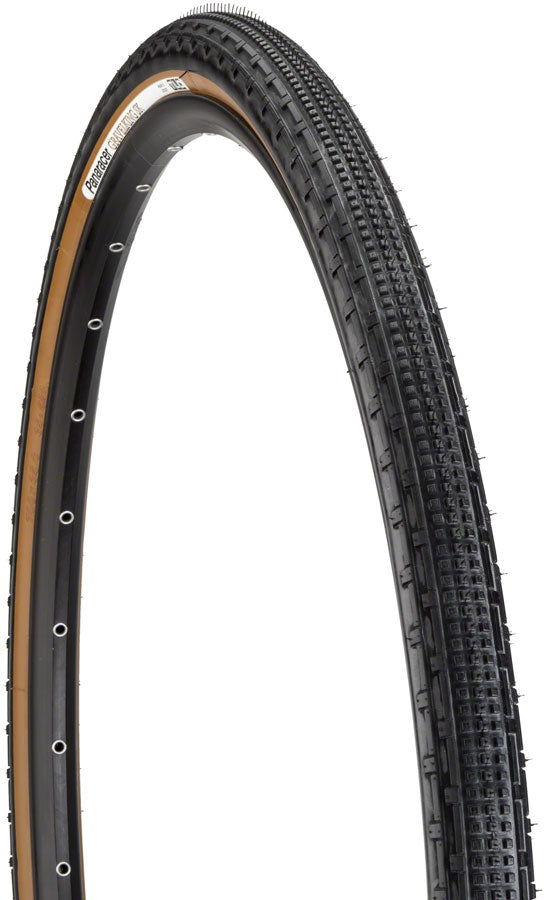 Panaracer GravelKing SK Tire - 700 x 45 Tubeless Folding Black/Brown