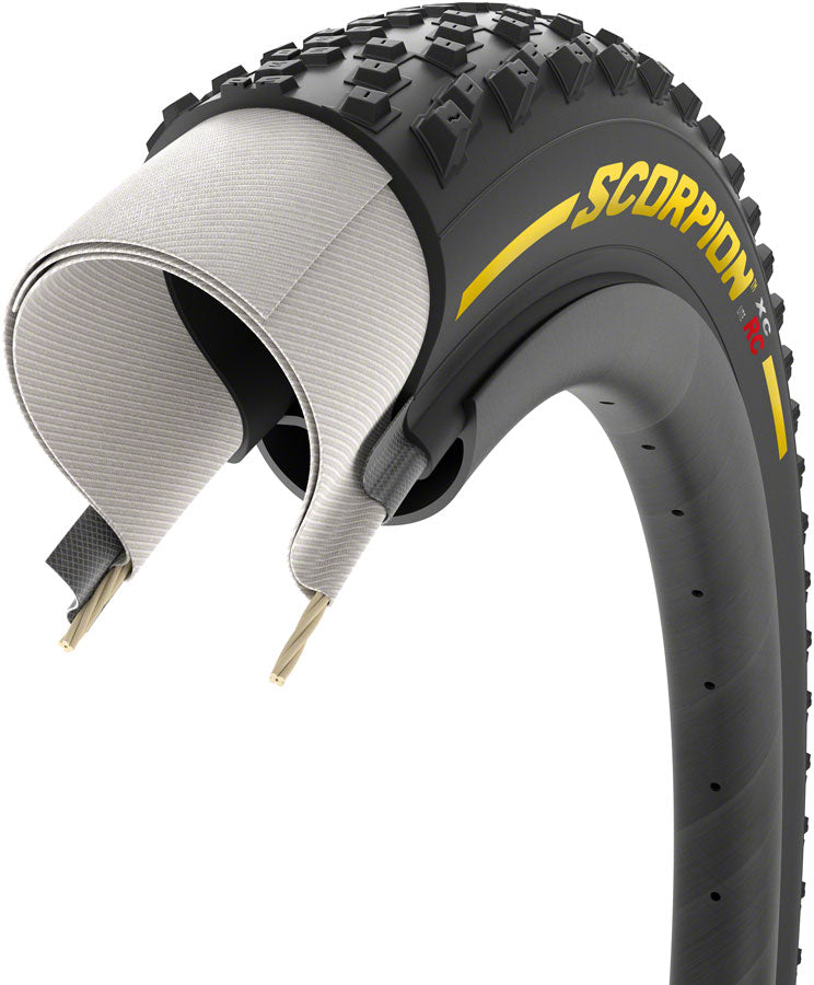 Pirelli Scorpion XC RC Tire - 29 x 2.2, Tubeless, Folding, Yellow Label, Lite Team Edition