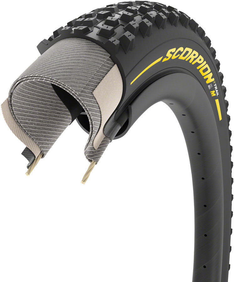 Pirelli Scorpion Trail M Tire - 29 x 2.4, Tubeless, Folding, Yellow Label, Team Edition