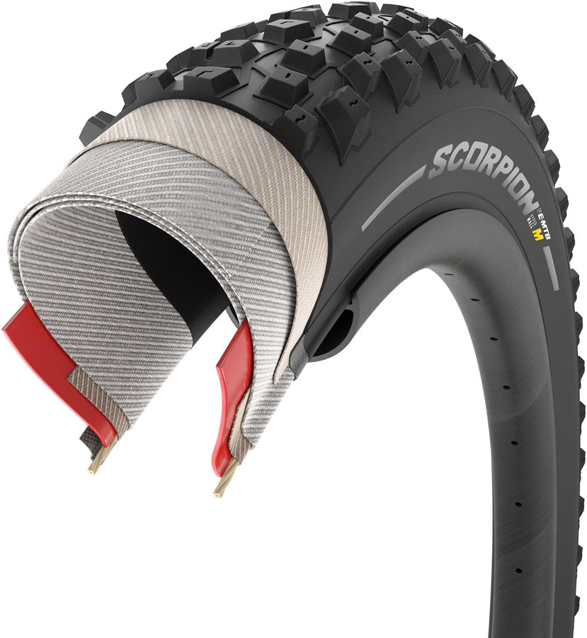 Pirelli Scorpion E-MTB M Tire - 27.5 x 2.6, Tubeless, Folding, Black