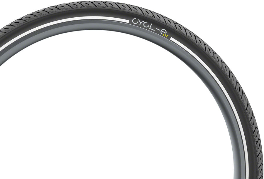 Pirelli Cycl-e DT Tire - 700 x 42, Clincher, Wire, Black, Reflective