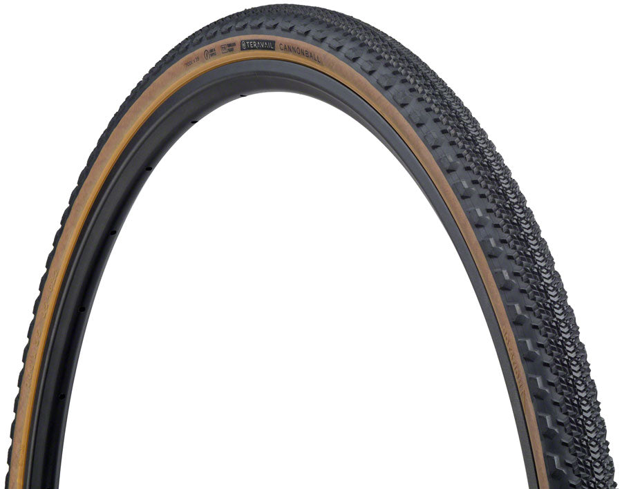 Teravail Cannonball Tire - 700 x 35, Tubeless, Folding, Black, Durable, Fast Compound