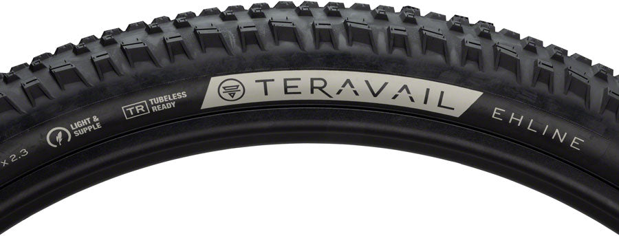 Teravail Ehline Tire - 29 x 2.3, Tubeless, Folding, Black, Durable, Fast Compound