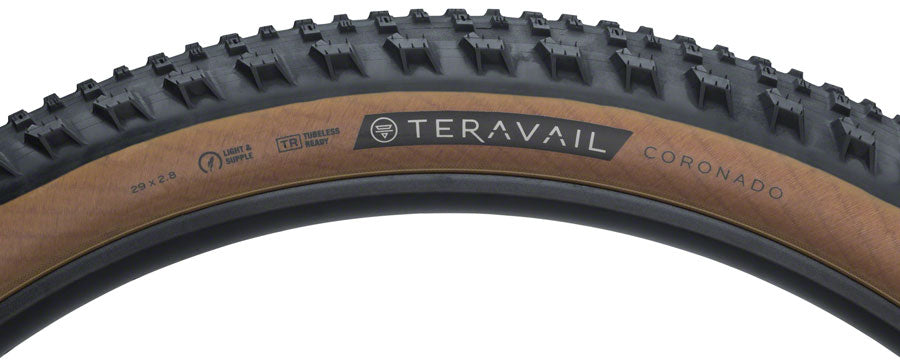 Teravail Coronado Tire - 29 x 2.8, Tubeless, Folding, Black, Light and Supple, Fast Compound