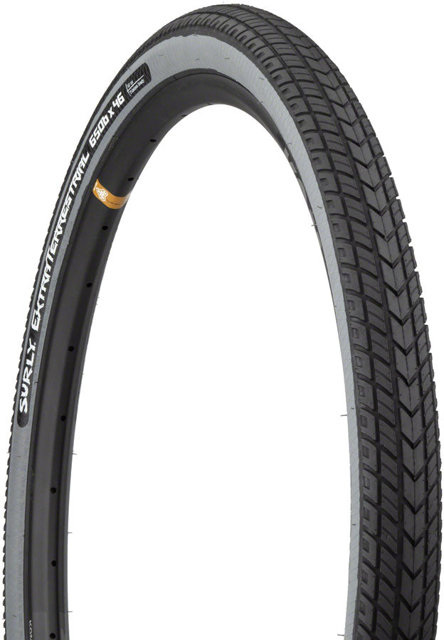 Surly ExtraTerrestrial Tire - 650b x 46, Tubeless, Folding, Black/Slate, 60tpi