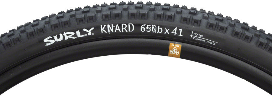 Surly Knard Tire - 650b x 41, Tubeless, Folding, Black, 60tpi