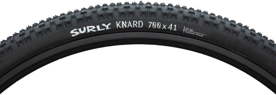 Surly Knard Tire - 700 x 41, Tubeless, Folding, Black, 60tpi