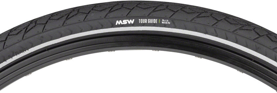 MSW Tour Guide Tire - 26 x 1.75, Black, Rigid Wire Bead, 33tpi