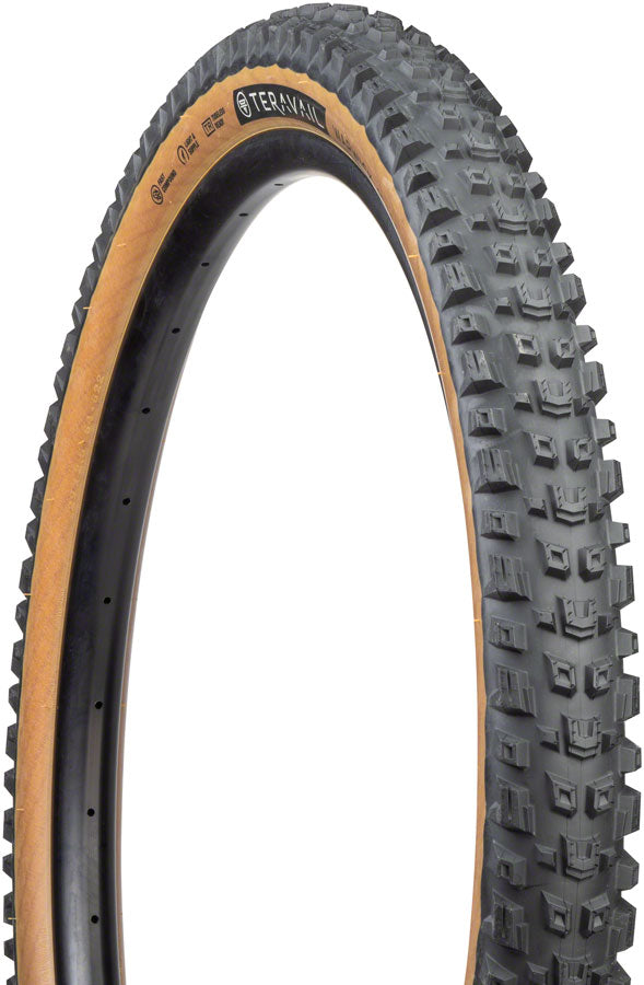 Teravail Warwick Tire - 29 x 2.5, Tubeless, Folding, Black, Ultra-Durable, Grip Compound