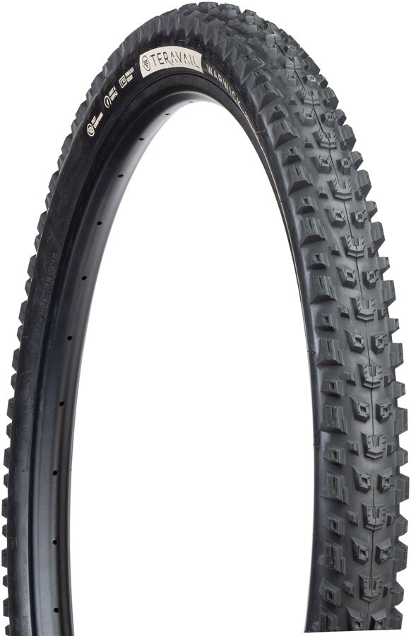 Teravail Warwick Tire - 29 x 2.3, Tubeless, Folding, Black, Ultra-Durable, Grip Compund