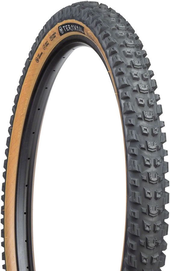 Teravail Warwick Tire - 27.5 x 2.5, Tubeless, Folding, Black, Ultra-Durable, Grip Compund