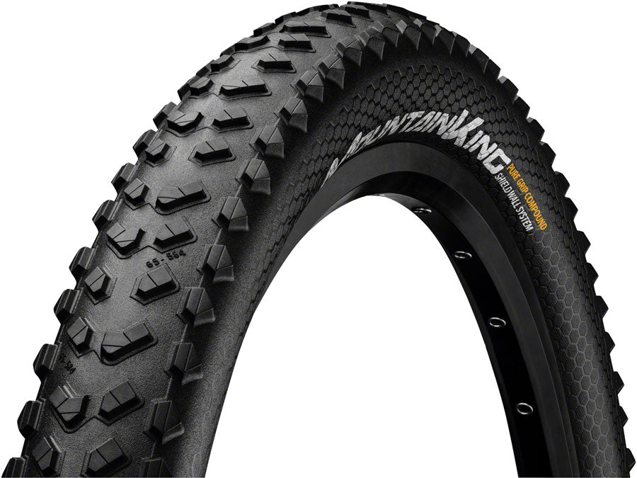 Continental Mountain King Tire - 29 x 2.30, Tubeless, Folding, Black, PureGrip, ShieldWall System, E25