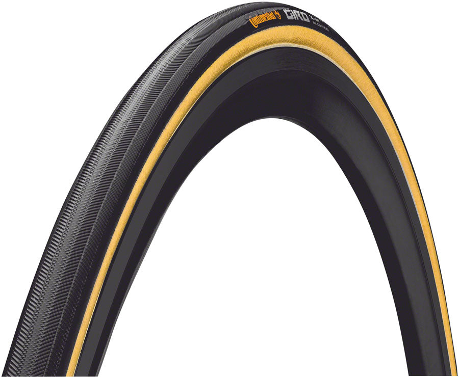 Continental Giro Tire - 700b x 22 / 28 x 22, Tubular, Folding, Black/Transparent, Performance