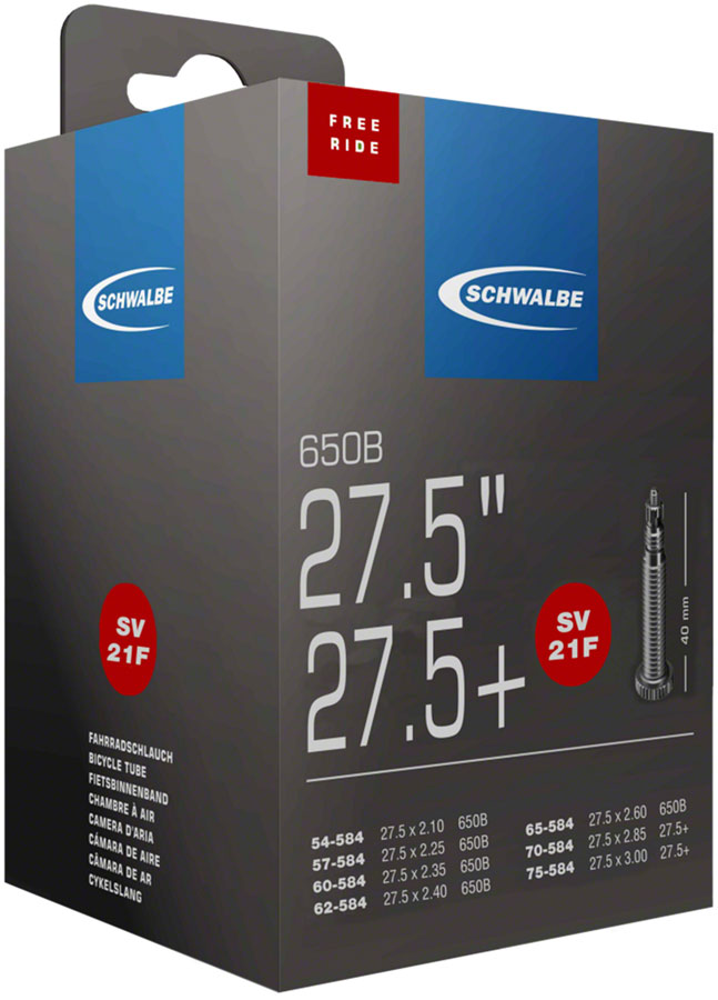Schwalbe Freeride Tube - 27.5/27.5+ x 2.1 - 3 40mm Presta Valve