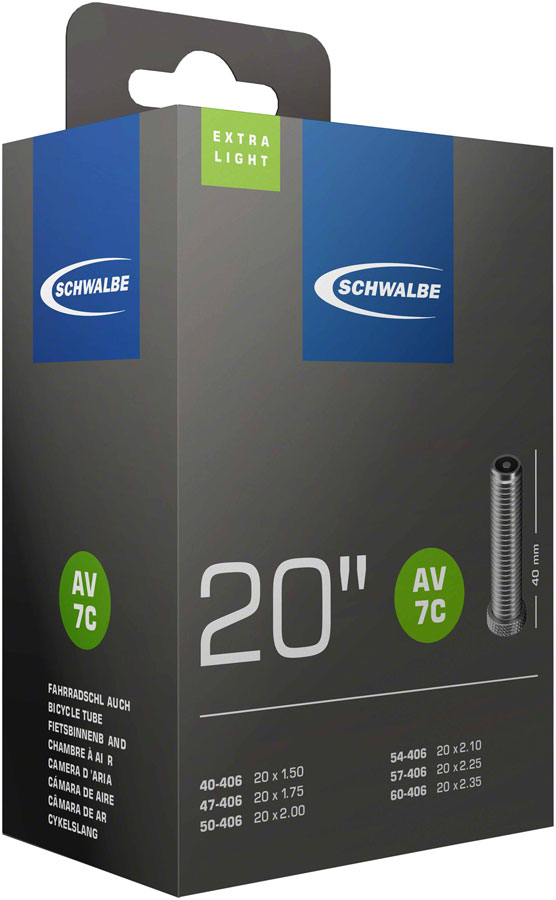 Schwalbe Extra Light Tube - 20 x 1.50 - 2.35 40mm Schrader Valve
