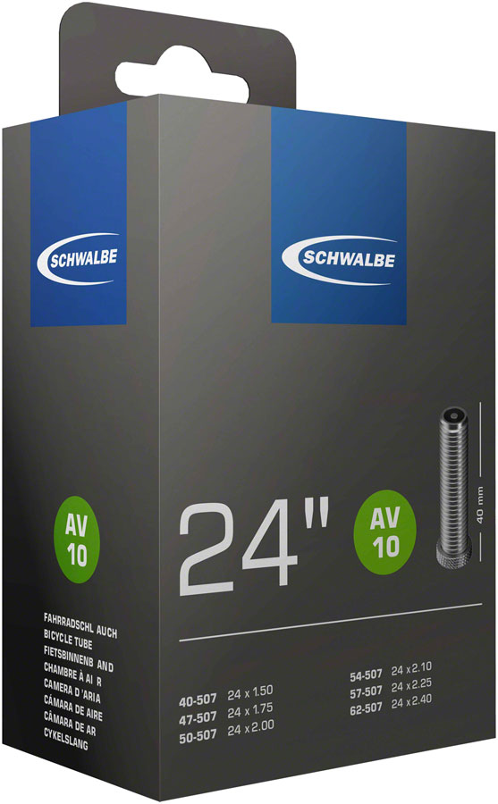 Schwalbe Standard Tube - 24 x 1.5 - 2.5 40mm Schrader Valve
