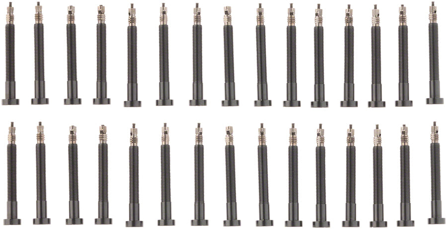 Muc-Off Tubeless Valve Box Refill -  Black 44mm Stem, Pack of 30