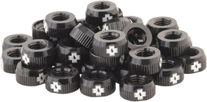 Muc-Off Tubeless Valve Box Refill -  Black Lock Nut, Pack of 40