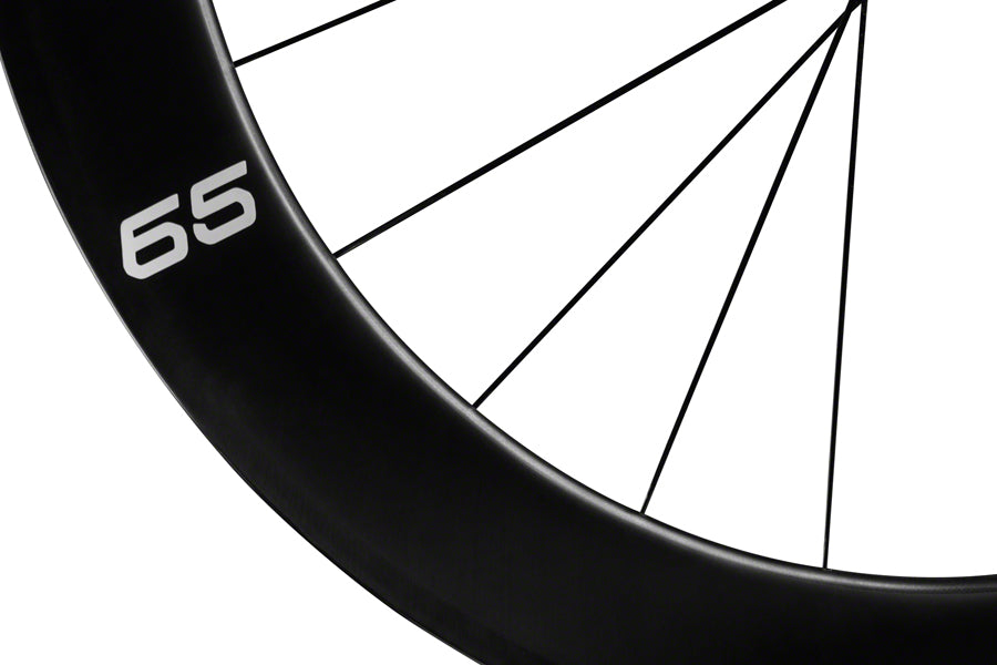 ENVE Composites 65 Foundation Wheelset - 700, 12 x 100/142mm, Center-Lock, XDR, Black