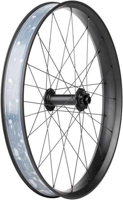Quality Wheels Alex CF-1 Carbon Bear Pawl Front Wheel - 26" Fat, 15 x 150mm, 6-Bolt, Black-1
