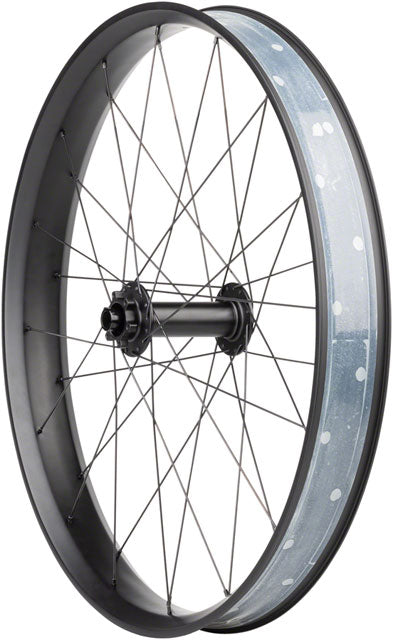 Quality Wheels Alex CF-1 Carbon Bear Pawl Front Wheel - 26" Fat, 15 x 150mm, 6-Bolt, Black-0