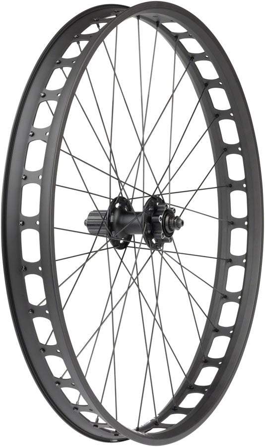 Quality Wheels Blizzerk Rear Wheel - 26", QR x 135mm Pugsley, 6-Bolt, HG 11 MTN, 32H, Black