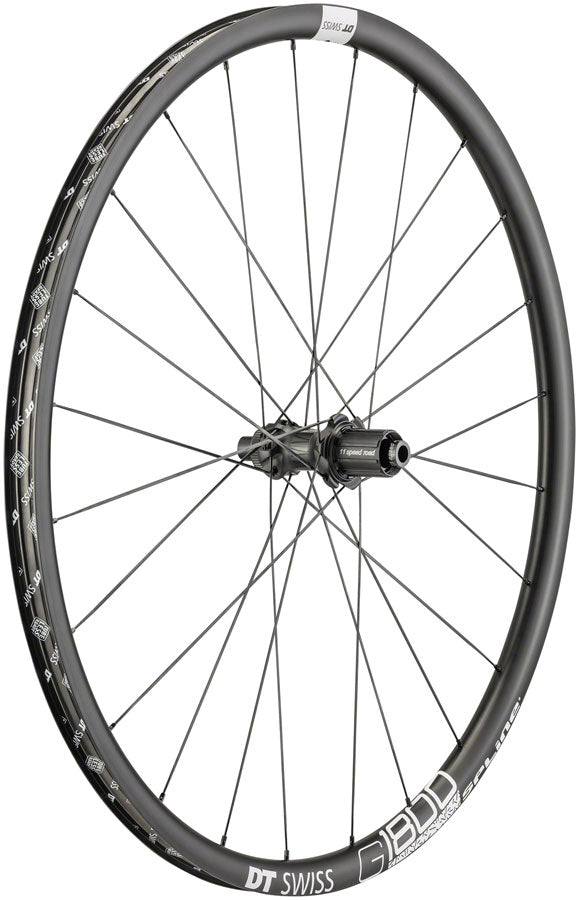 DT Swiss G 1800 Rear Wheel - 700, 12 x 142mm, Center-Lock, HG 11, Black