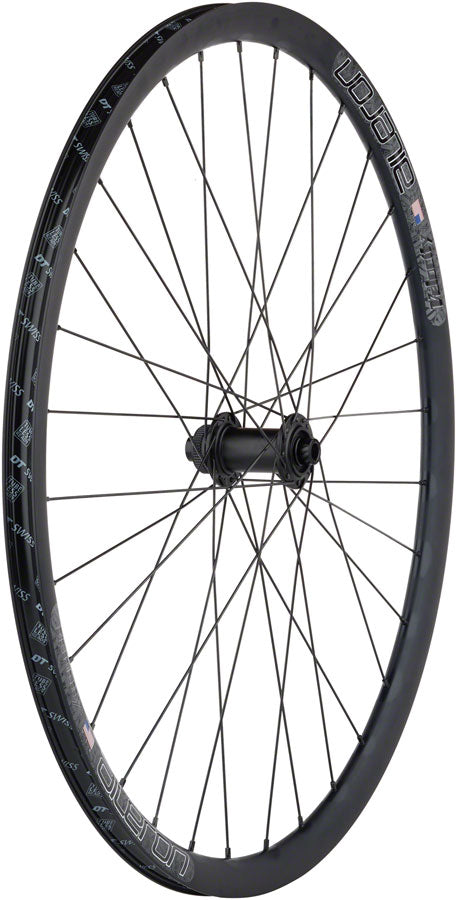 Quality Wheels BearPawls / Velocity Aileron Front Wheel - 700c, 12 x 100mm, Center-Lock, Black