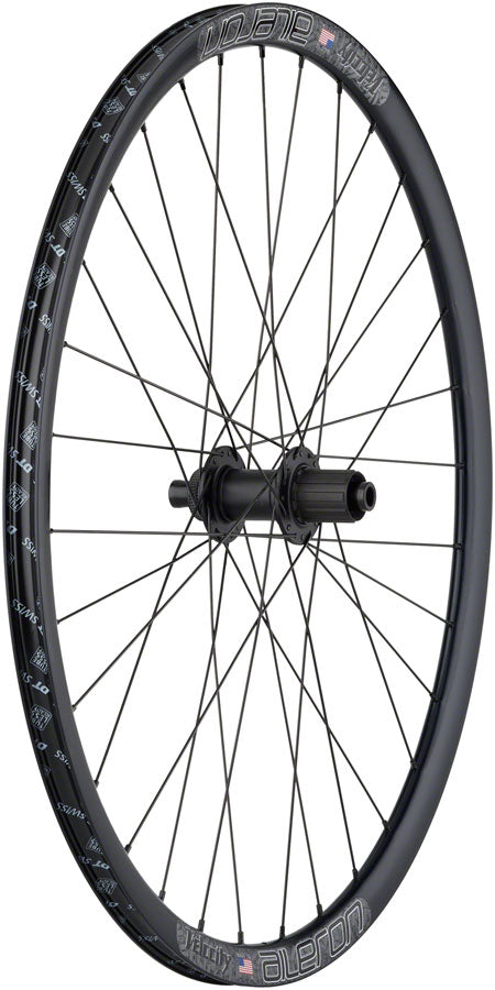 Quality Wheels BearPawls / Velocity Aileron Rear Wheel - 700c, 12 x 142mm, Center-Lock, HG 10, Black