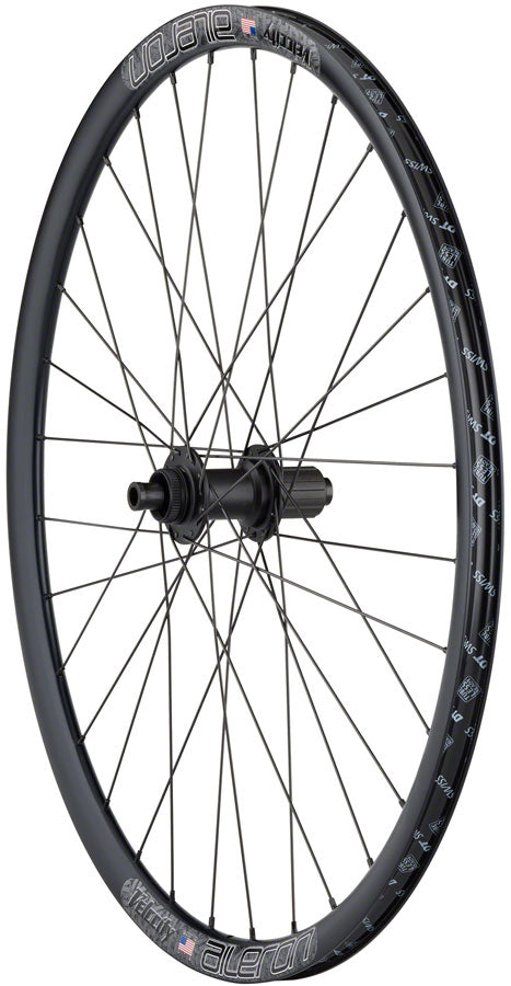 Quality Wheels BearPawls / Velocity Aileron Rear Wheel - 700c, 12 x 142mm, Center-Lock, HG 10, Black