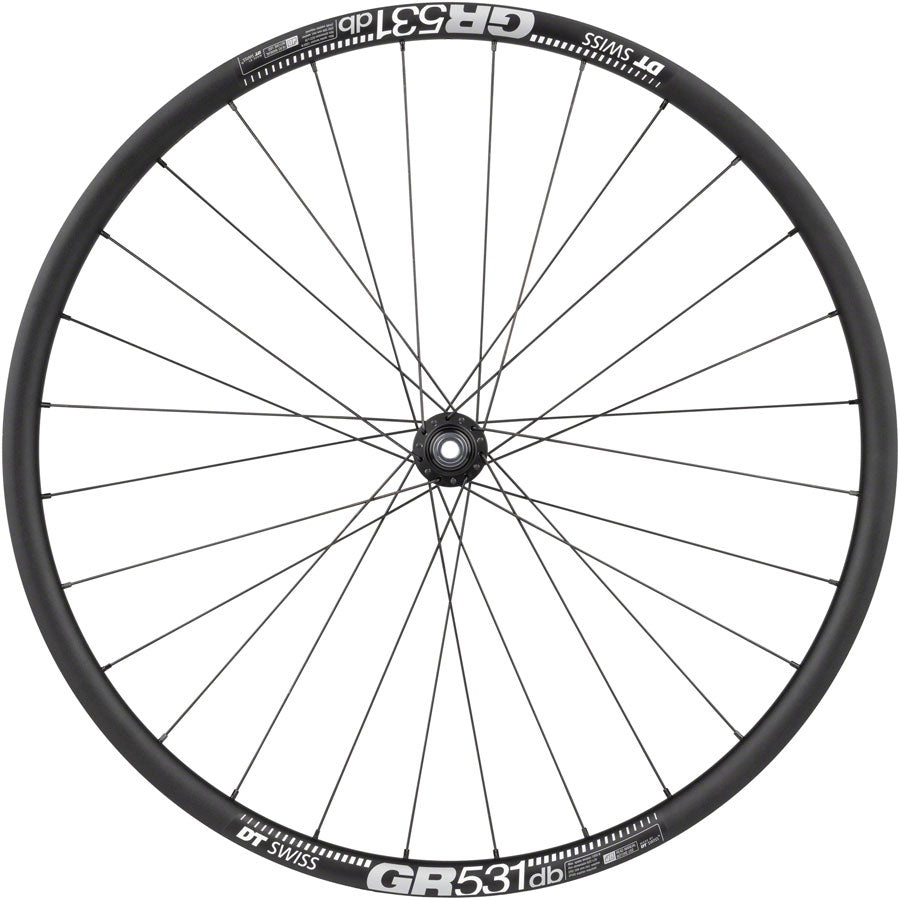 Quality Wheels Shimano Ultegra/DT GR531 Front Wheel - 700c, 12 x 100mm, Center-Lock, Black