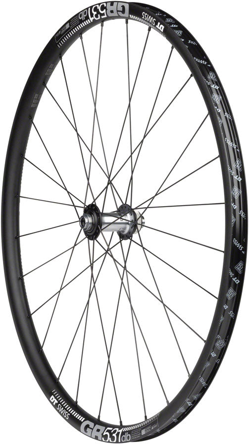 Quality Wheels Shimano Ultegra/DT GR531 Front Wheel - 700c, 12 x 100mm, Center-Lock, Black