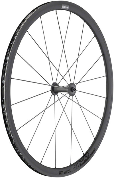 DT Swiss PR 1400 DICUT OXiC Front Wheel - 700, QR x 100mm, Rim Brake, Black, 32mm