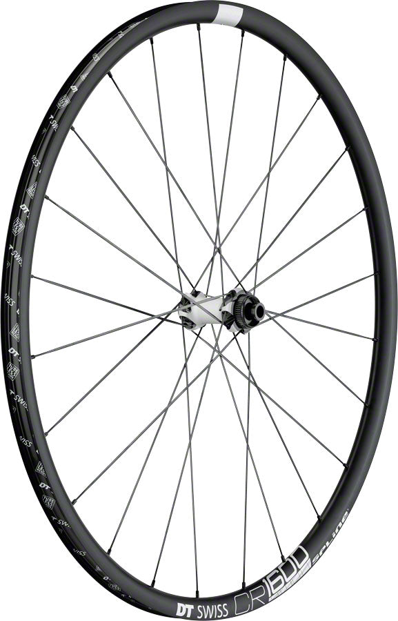 DT Swiss CR 1600 Spline Front Wheel - 700, 12 x 100mm, Center-Lock, Black
