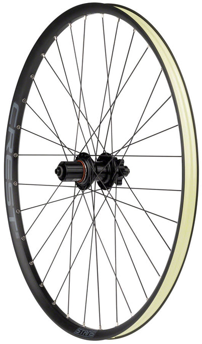 Stan's No Tubes Crest S2 Rear Wheel - 27.5", QR x 135mm, 6-Bolt, HG11