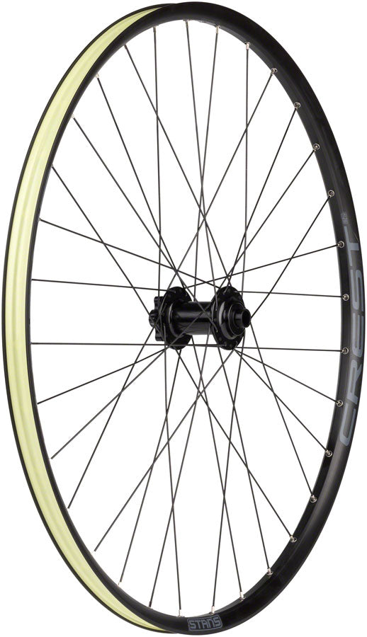 Stan's No Tubes Crest S2 Front Wheel - 29", 15 x 110mm, 6-Bolt, Black