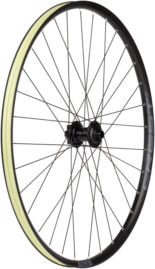 Stan's No Tubes Crest S2 Front Wheel - 29", 15 x 100mm, 6-Bolt, Black