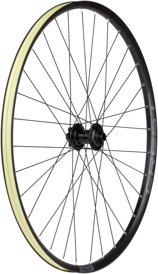 Stan's No Tubes Crest S2 Front Wheel - 29", 15 x 100mm, 6-Bolt, Black