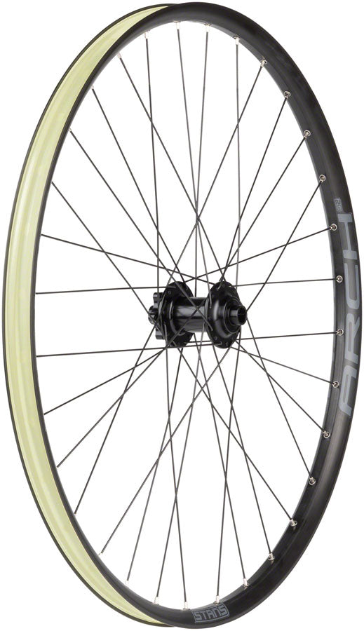 Stan's No Tubes Arch S2 Front Wheel - 27.5", 15 x 100mm, 6-Bolt, Black