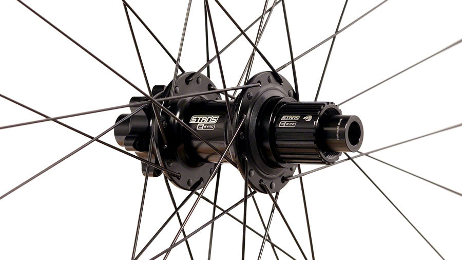 Stan's NoTubes Flow EX3 Rear Wheel - 27.5, 12 x 148mm, 6-Bolt, Micro Spline, Black