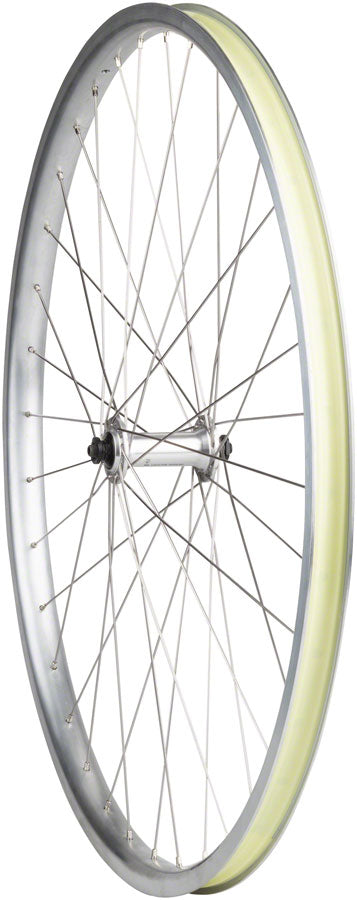 Quality Wheels Value HD Series Front Wheel - 700, QR x 100mm, Rim Brake, Silver, Clincher