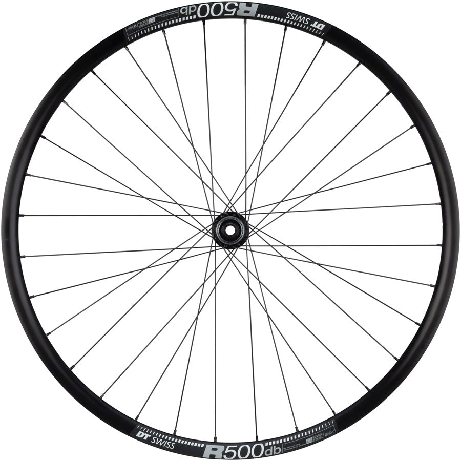 Quality Wheels RS505/DT R500 Disc Front Wheel - 700, 12 x 100mm, Center-Lock, Black