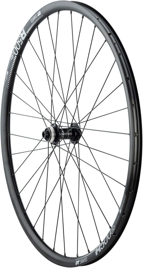 Quality Wheels RS505/DT R500 Disc Front Wheel - 700, 12 x 100mm, Center-Lock, Black