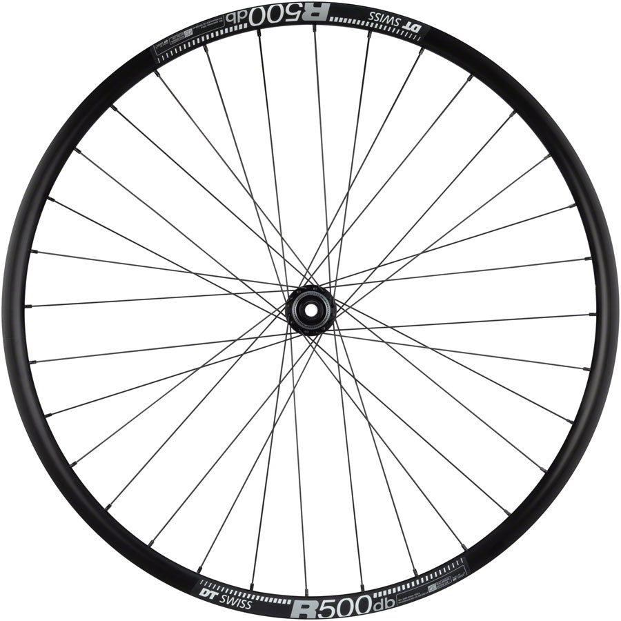Quality Wheels RS505/DT R500 Disc Rear Wheel - 700, 12 x 142mm, Center-Lock, HG 11, Black