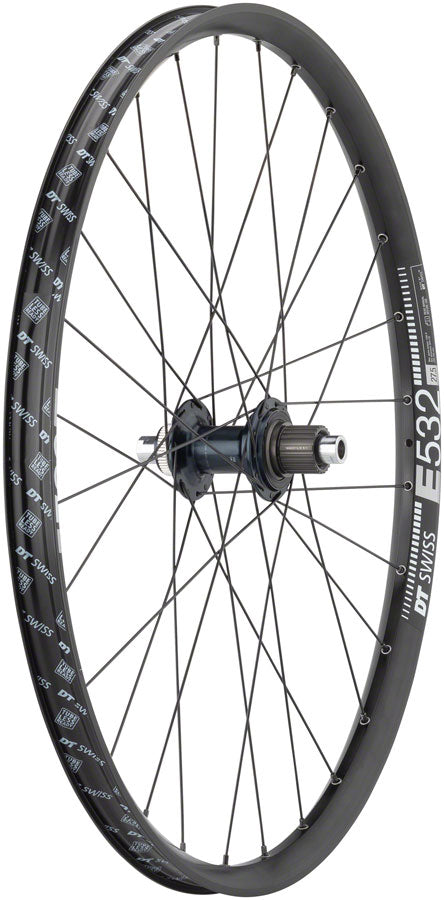 Quality Wheels Shimano SLX/DT E532 Rear Wheel - 27.5", 12 x 148mm, Center-Lock, Micro Spline, Black