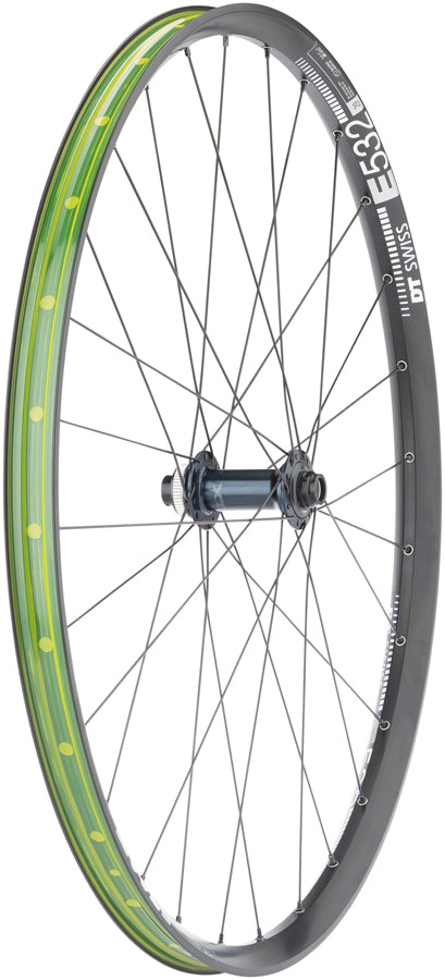 Quality Wheels Shimano SLX/DT E532 Front Wheel - 29", 15 x 110mm, Center-Lock, Black