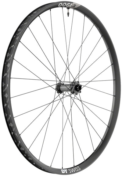 DT Swiss E 1900 Spline 30 Front Wheel - 27.5", 15 x 110mm, 6-Bolt, Black