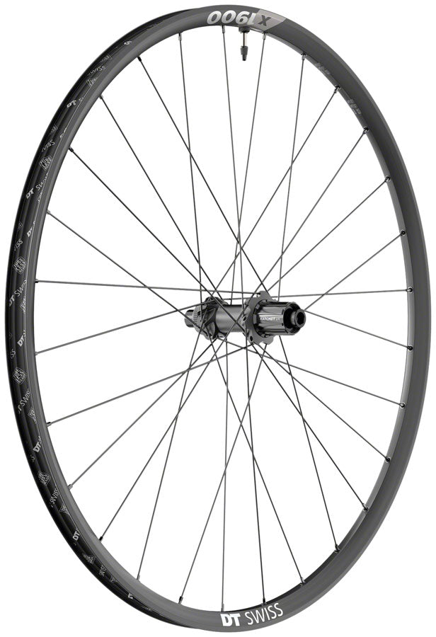 DT Swiss X 1900 Spline 25 Rear Wheel - 29", 12 x 142mm, Center-Lock, HG 11 MTN, Black
