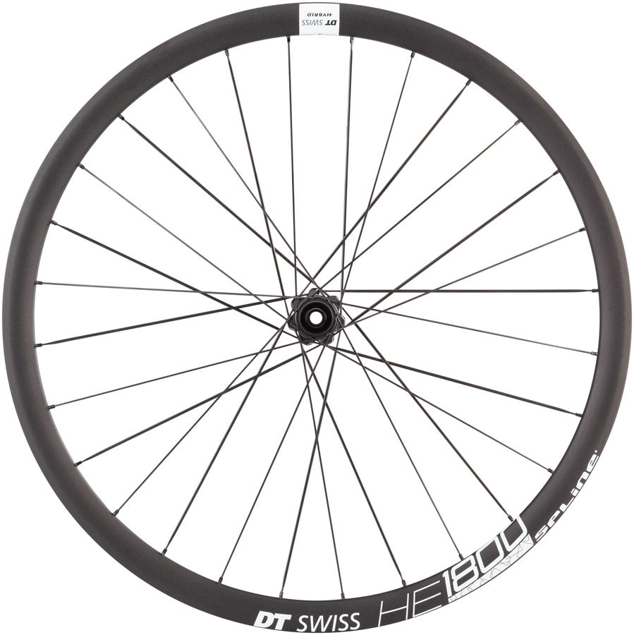 DT Swiss HE 1800 Spline 32 Rear Wheel - 700, 12 x 142, Center-Lock, HG 11, Black