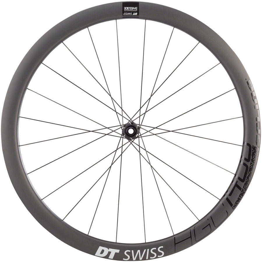 DT Swiss HGC 1400 Spline 42 Front Wheel - 700, 12 x 100mm, Center-Lock, Black